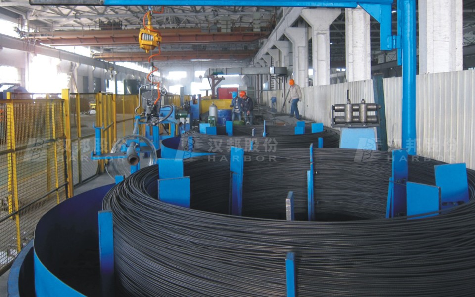 PC steel wire production unit