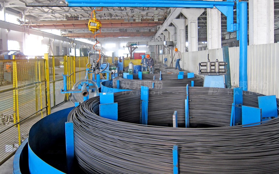 PC steel wire production unit